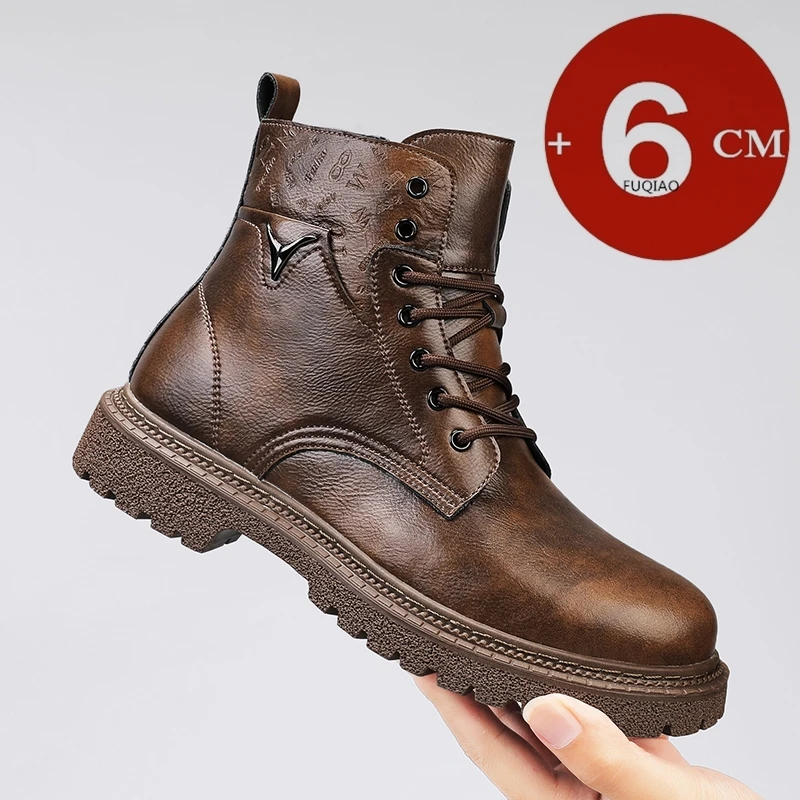Men'S Shoes Increase Height - Мужские ботинки с невидимым углом, увеличивающие