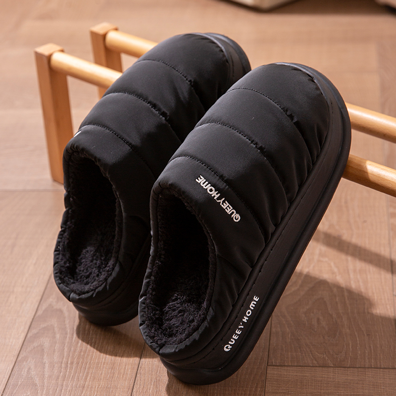 Men'S Shoes Water Resistant - Новые мужские зимние пуховые тапочки: нескользящие,
