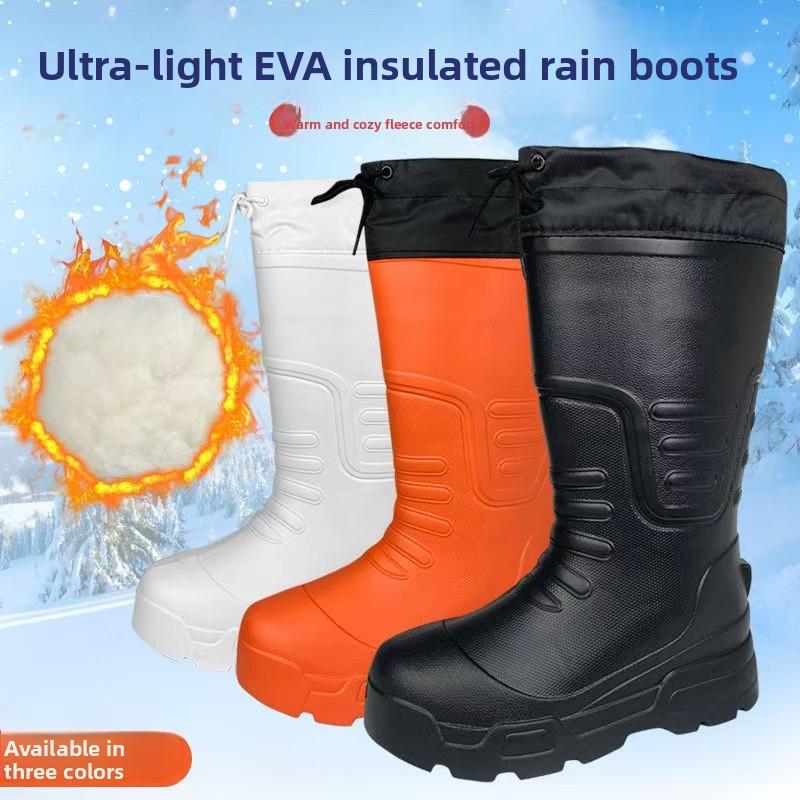 Men'S Shoes Water Resistant - Утолщенные хлопковые сапоги из ЭВА-пены для