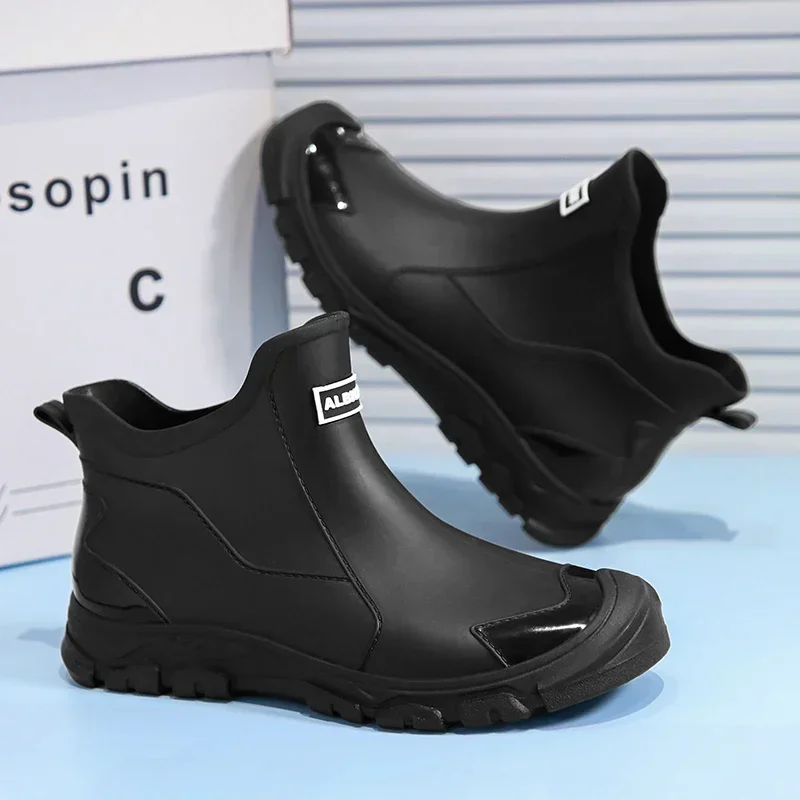 Men'S Shoes Water Resistant - Мужские модные легкие водонепроницаемые короткие резиновые