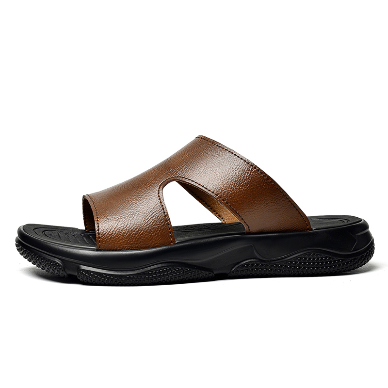 Мужские кожаные сандалии-шлепа – обзор и цена Men'S Shoes Hey Dude