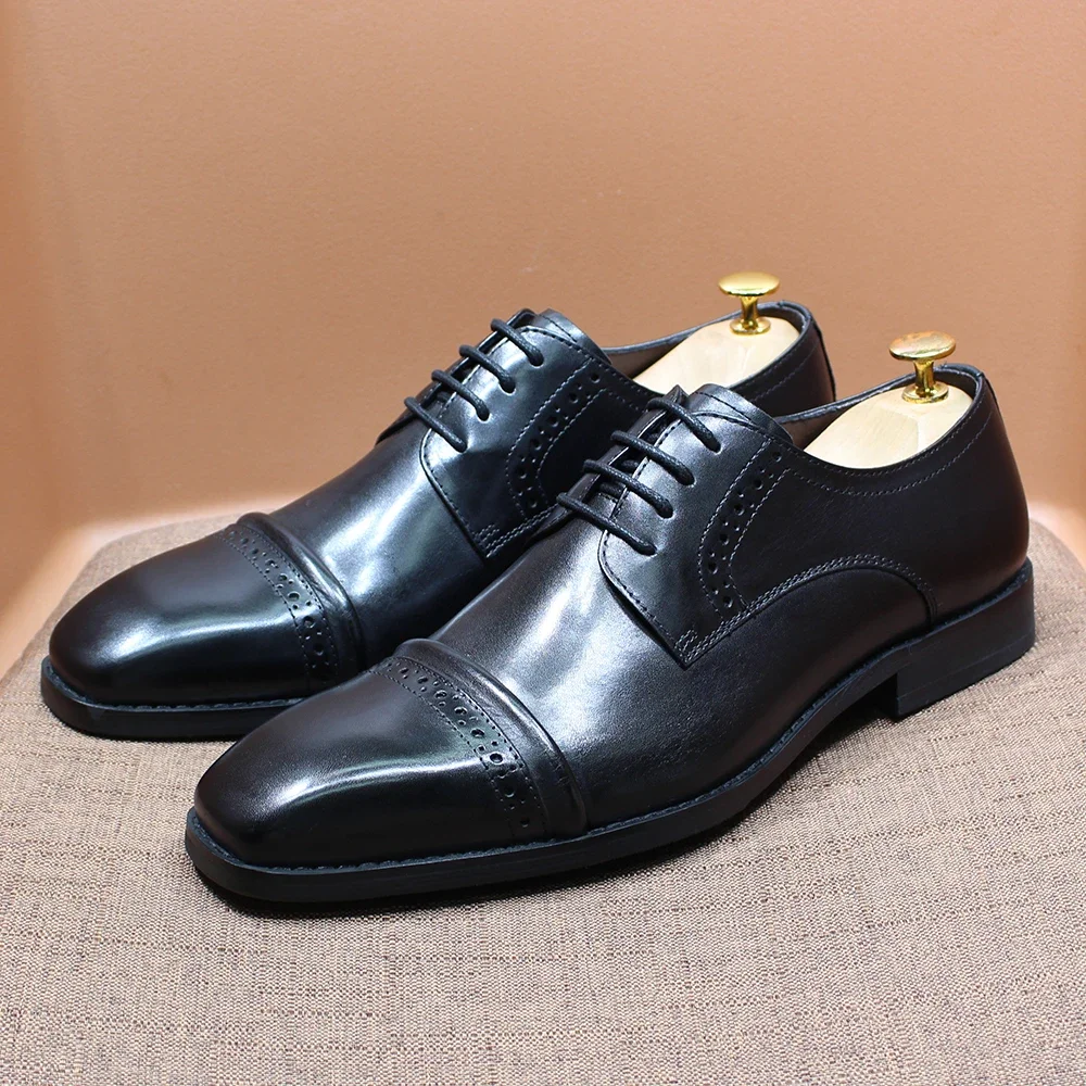 Прочные оксфорды с кепкой из н – обзор и цена Men'S Shoes Smart