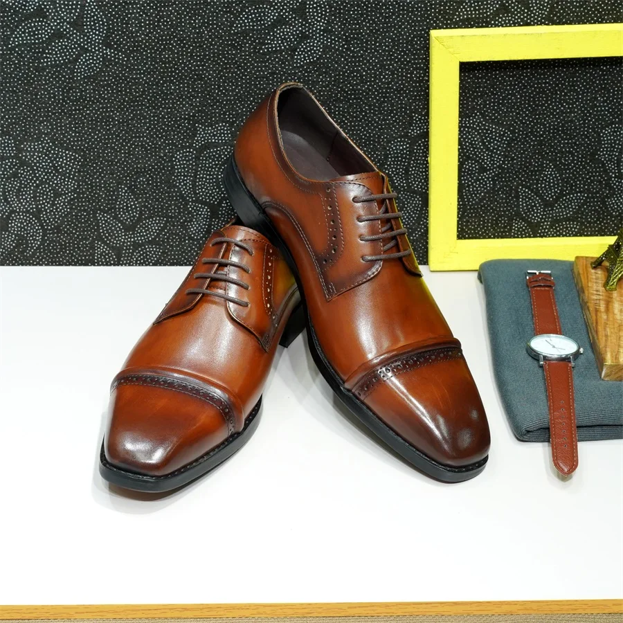 Прочные оксфорды с кепкой из н – обзор и цена Men'S Shoes Smart