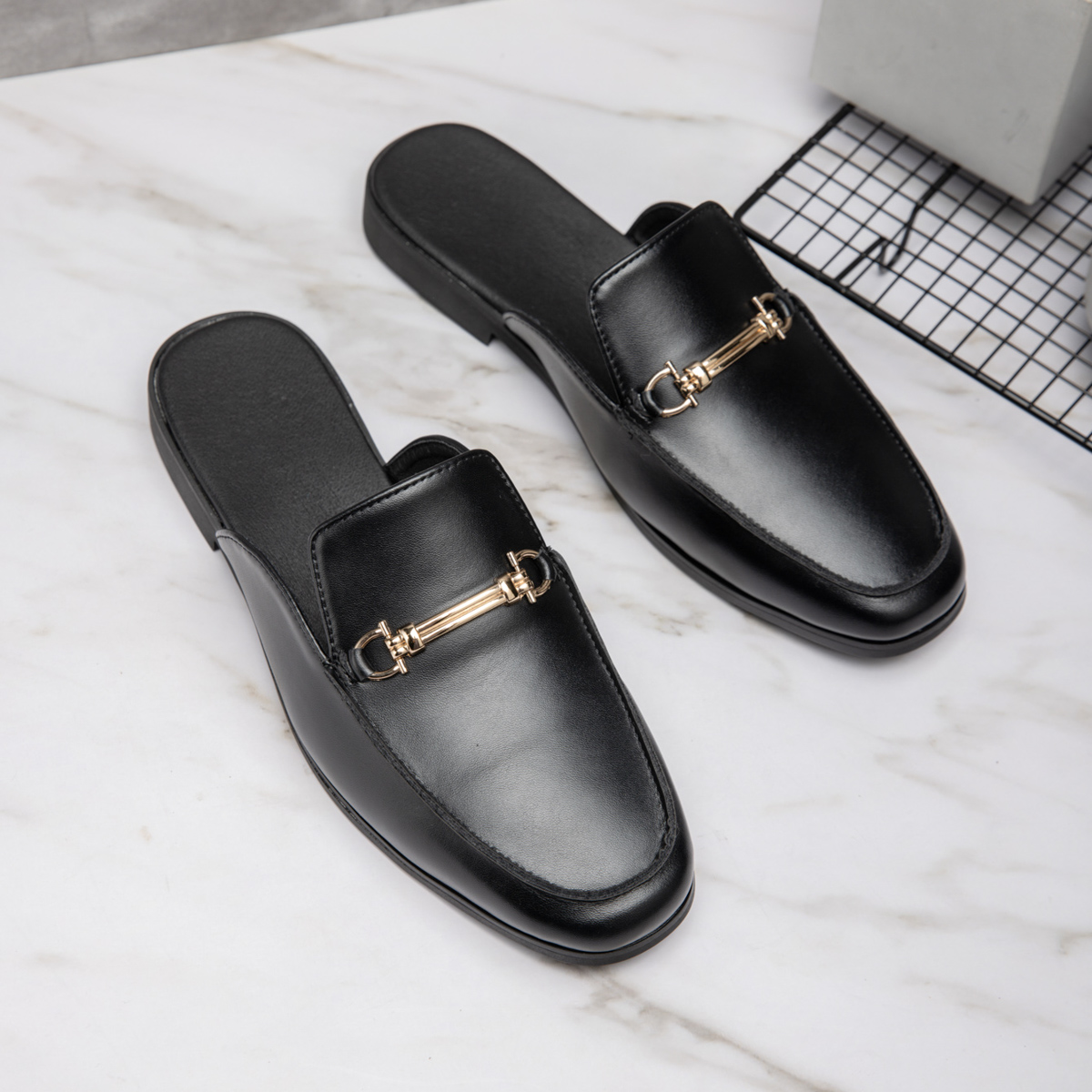 Мужские кожаные мюли-лоферы с  – обзор и цена Men'S Shoes Hey Dude