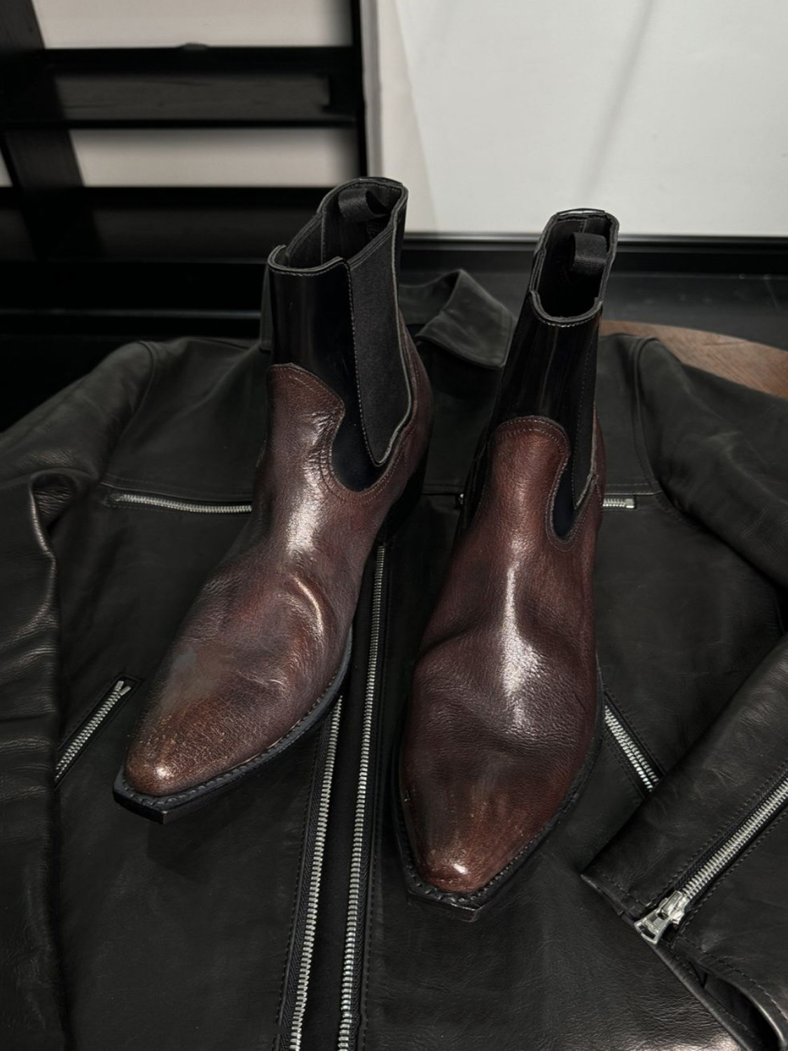 Мужские черные кожаные ботинки – обзор и цена Men'S Shoes Smart